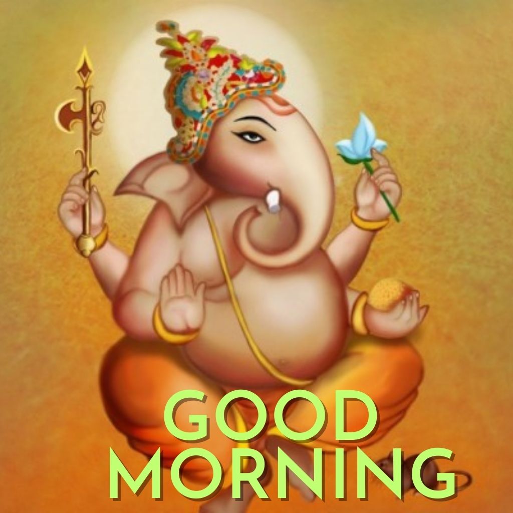 Best HD Ganesh Good Morning Images pics Photo