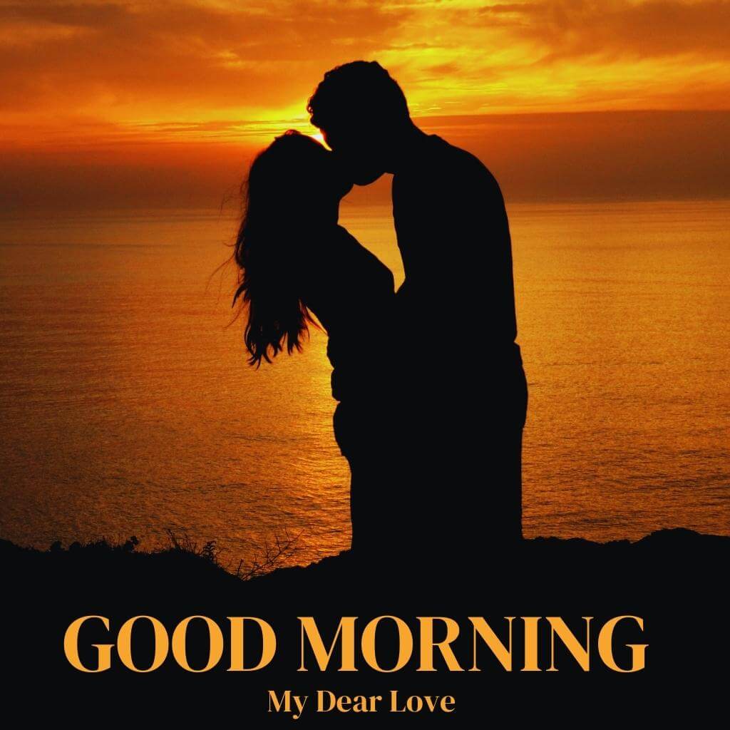 Couple kiss good morning Images Wallpaper Download 2023