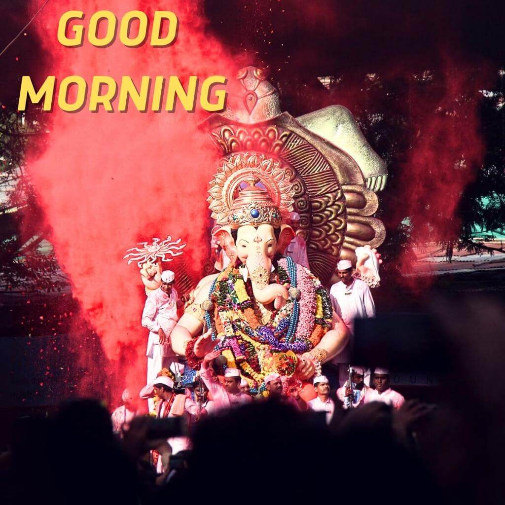 Free Ganesha God Good Morning Images Download for Facebok