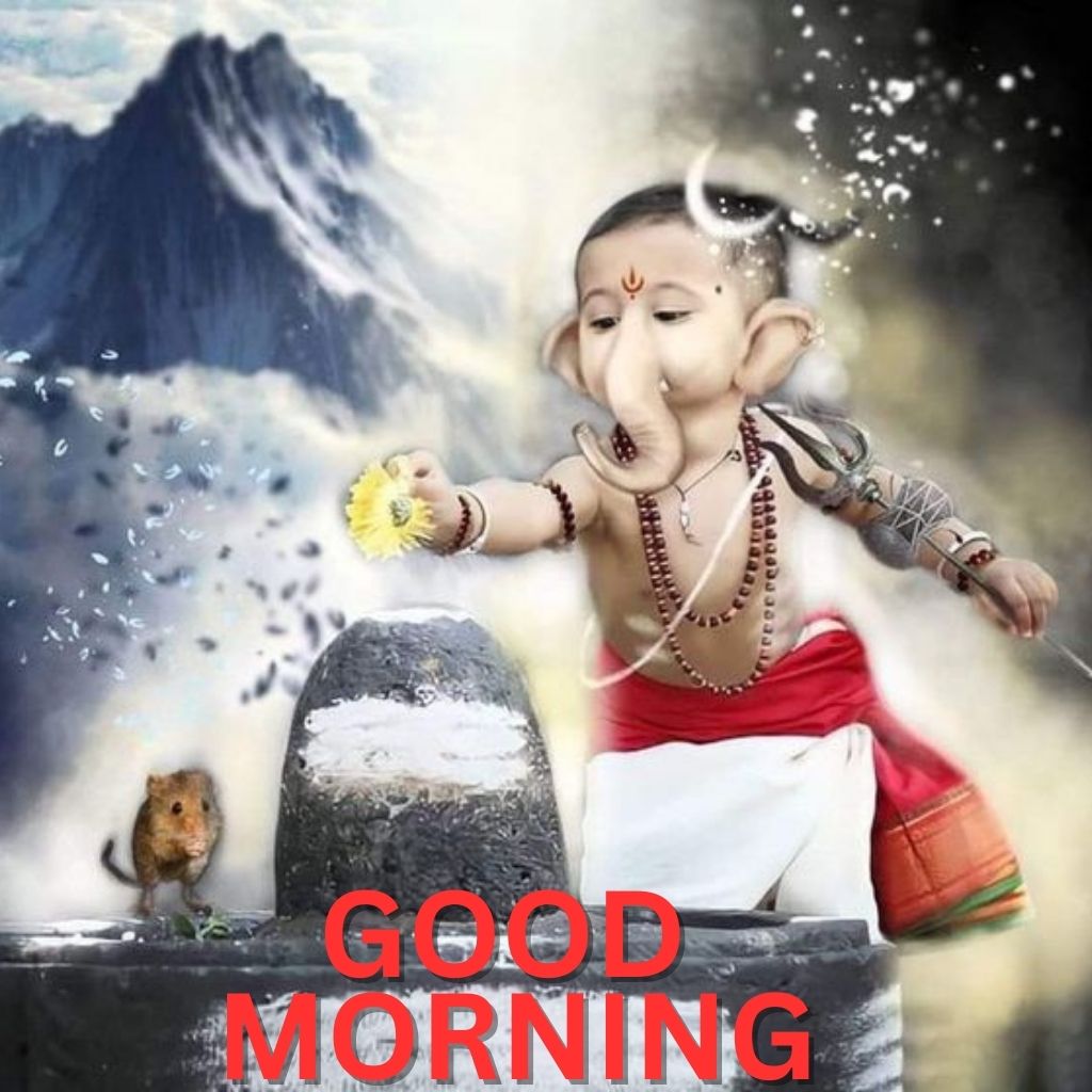 Free HD Ganesh Good Morning Images Wallpaper