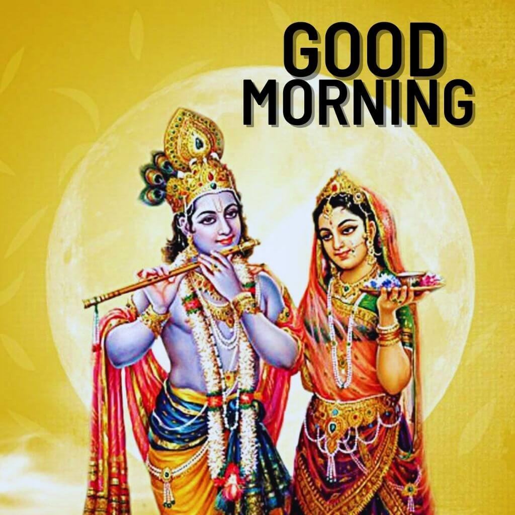 Free New Radha krishna Good Morning Images Wallpaper 2023 Download