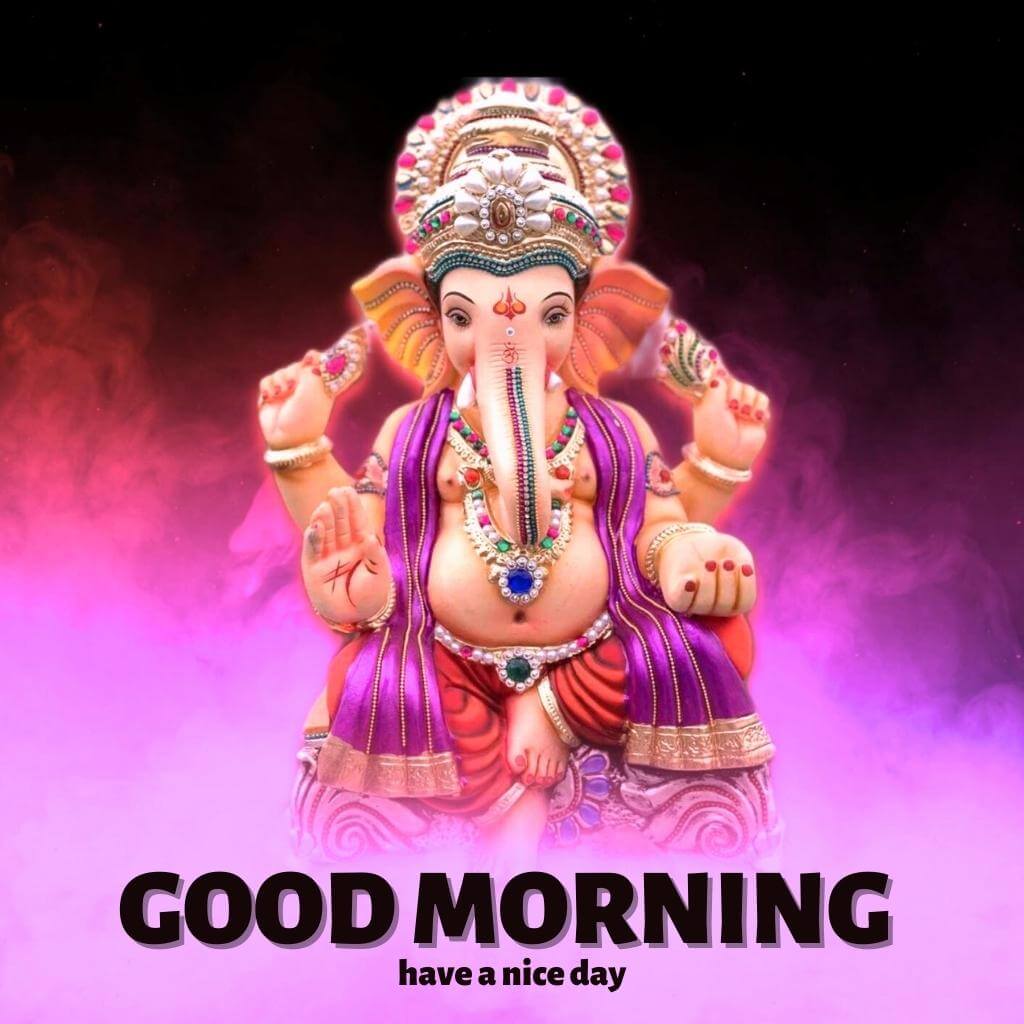 Ganesha Good Morning Wallpaper New Download for Whatsapp