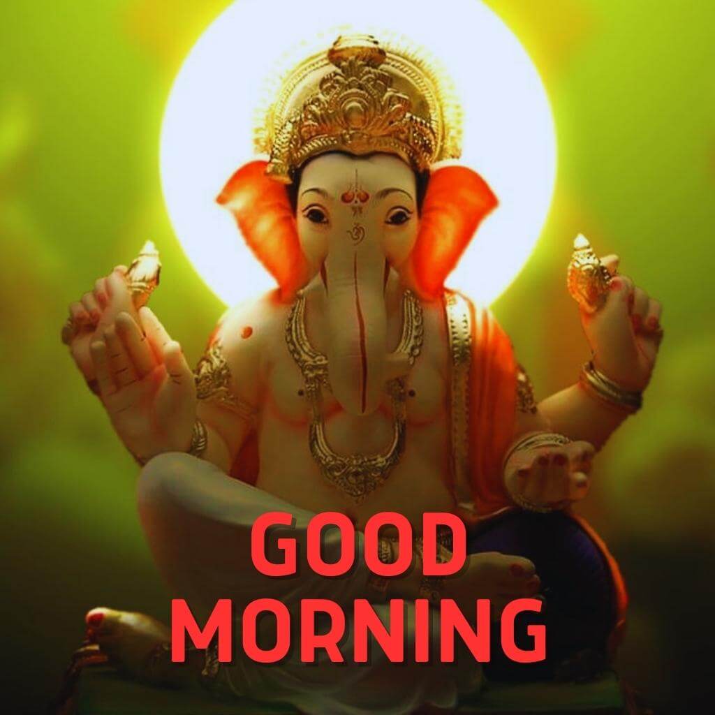 Ganesha Good Morning Wallpaper Photo for Facebook