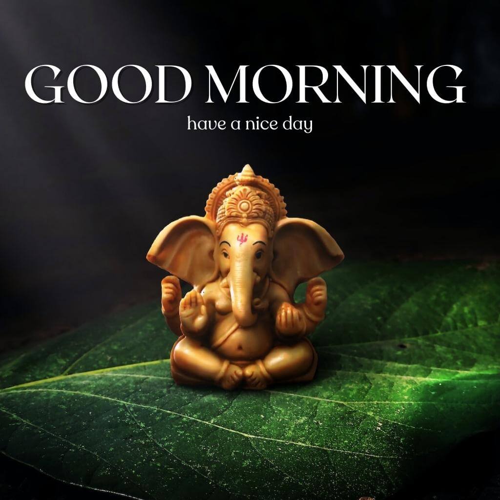 Ganesha Good Morning Wallpaper photo Download
