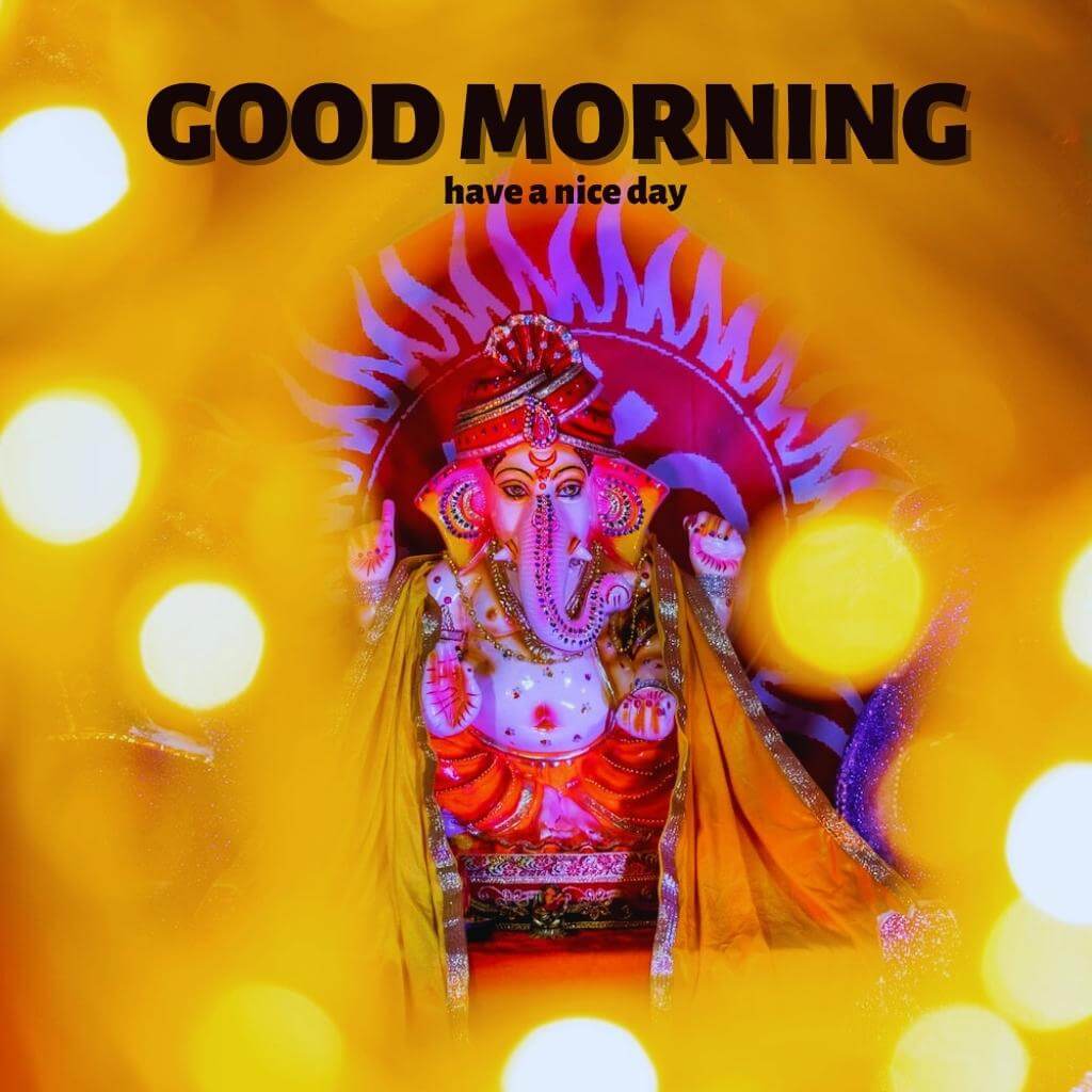Ganesha Good Morning Wallpaper pics New Download