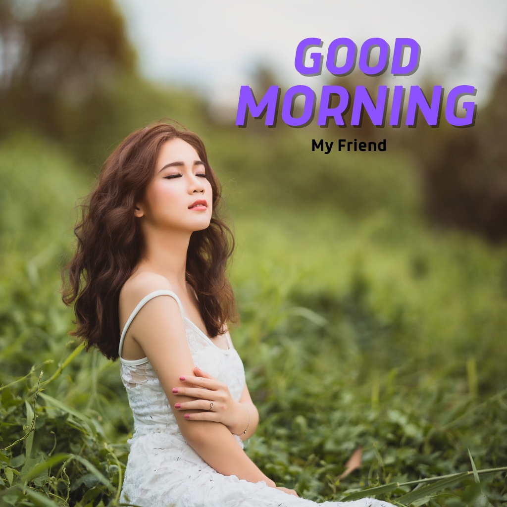 Girls good morning nature Wallpaper pics New Download for Facebook HD
