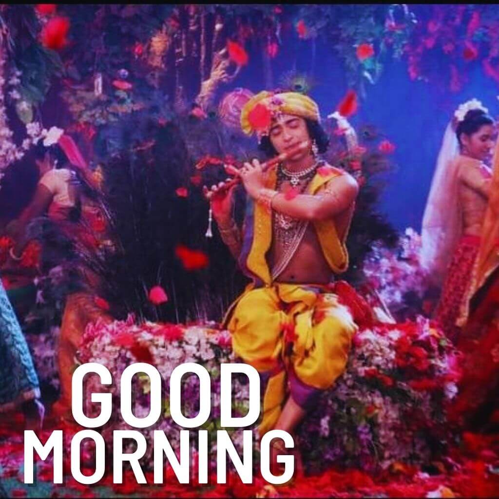 Radha krishna Good Morning Images Status Download
