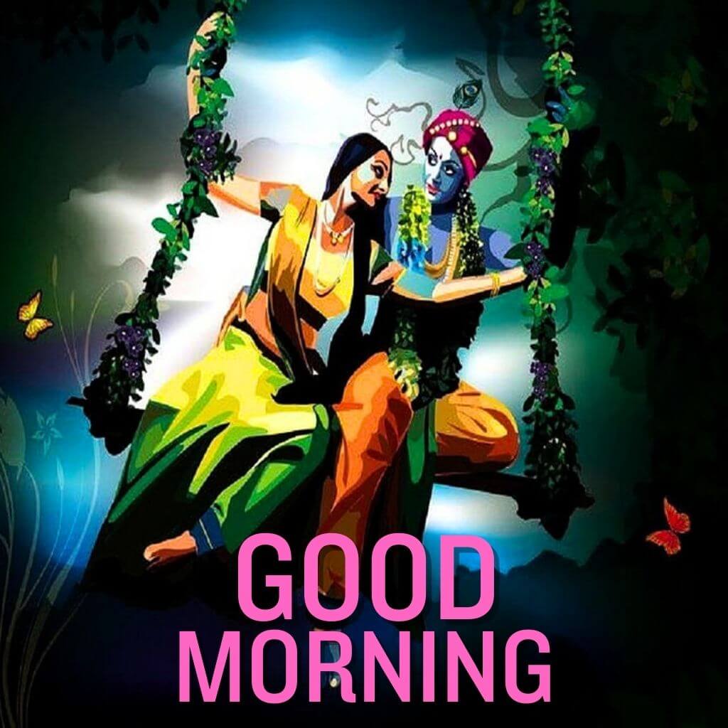 Radha krishna Good Morning Images Wallpaper Pics Download 2023