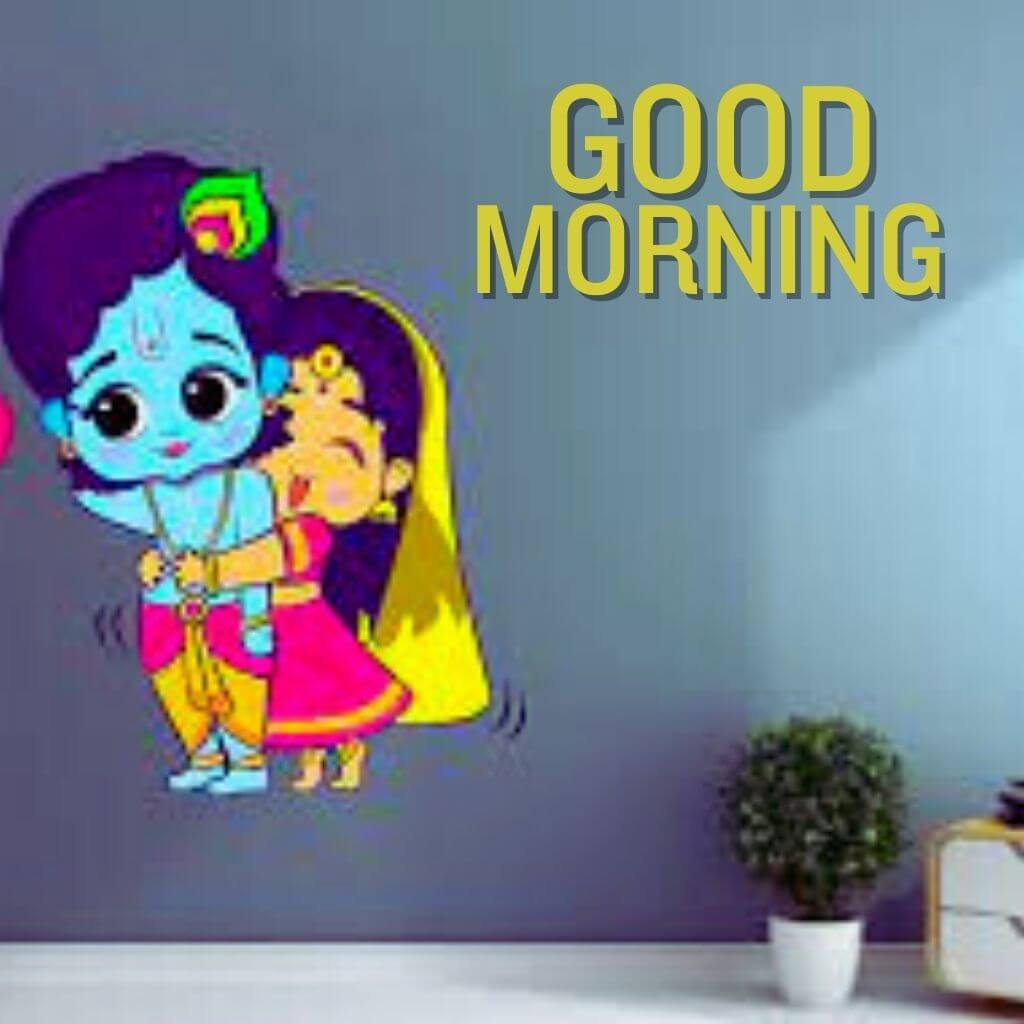 Radha krishna Good Morning Images Wallpaper Pics New Download 2023 2