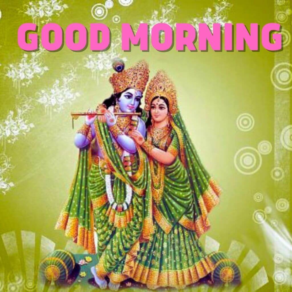 Radha krishna Good Morning Images Wallpaper Pics New Download 2023