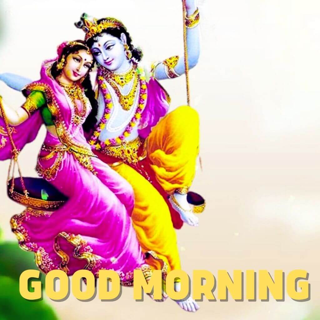 Radha krishna Good Morning Images