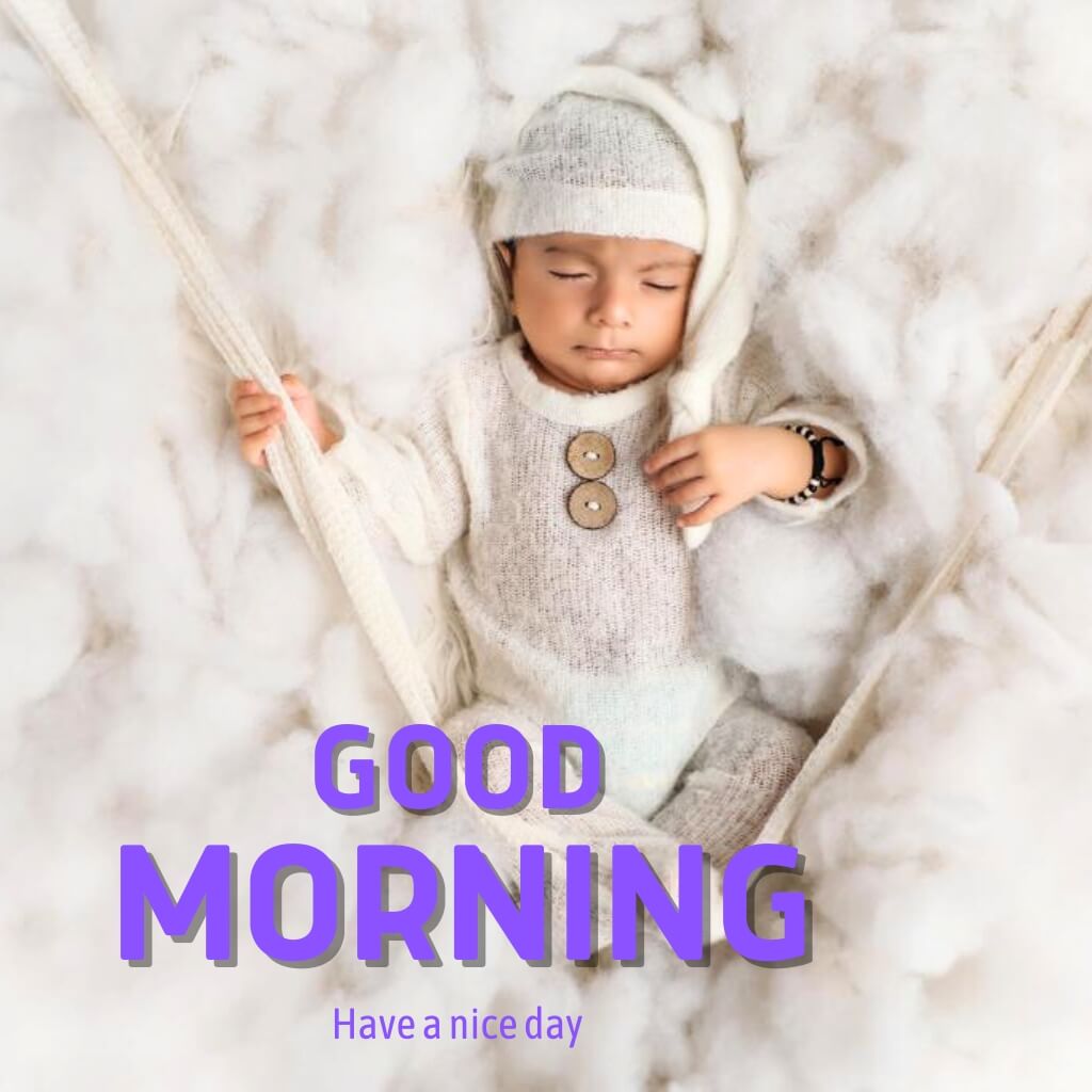 cute good morning Wallpaper With Baby Boy