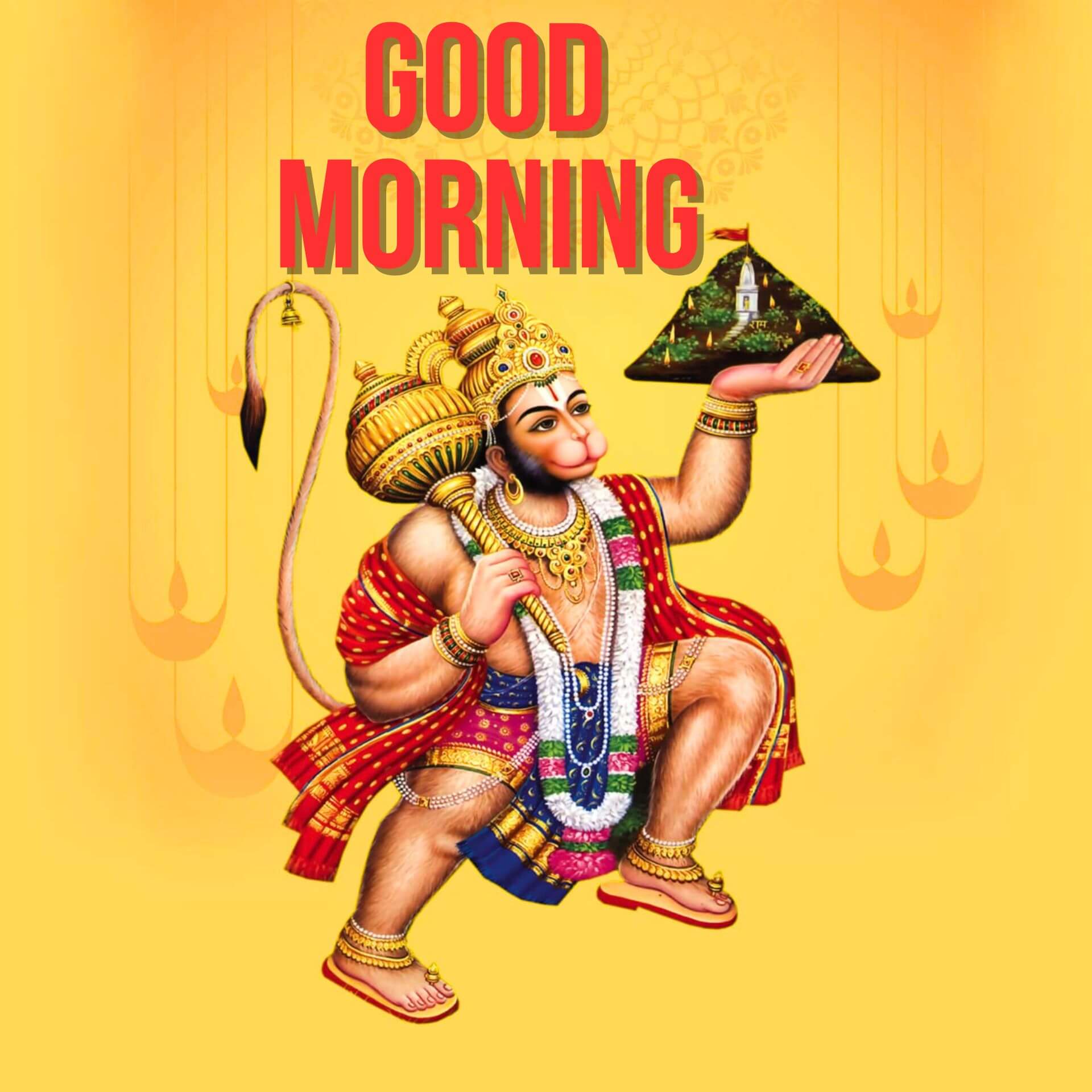 free Lord hanuman ji good morning Images Wallpaper for Whatsapp