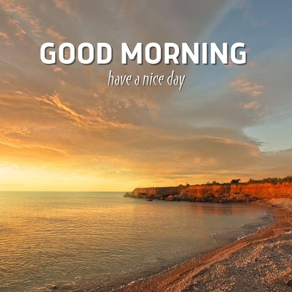 good morning Wallpaper Photo With Sunrise