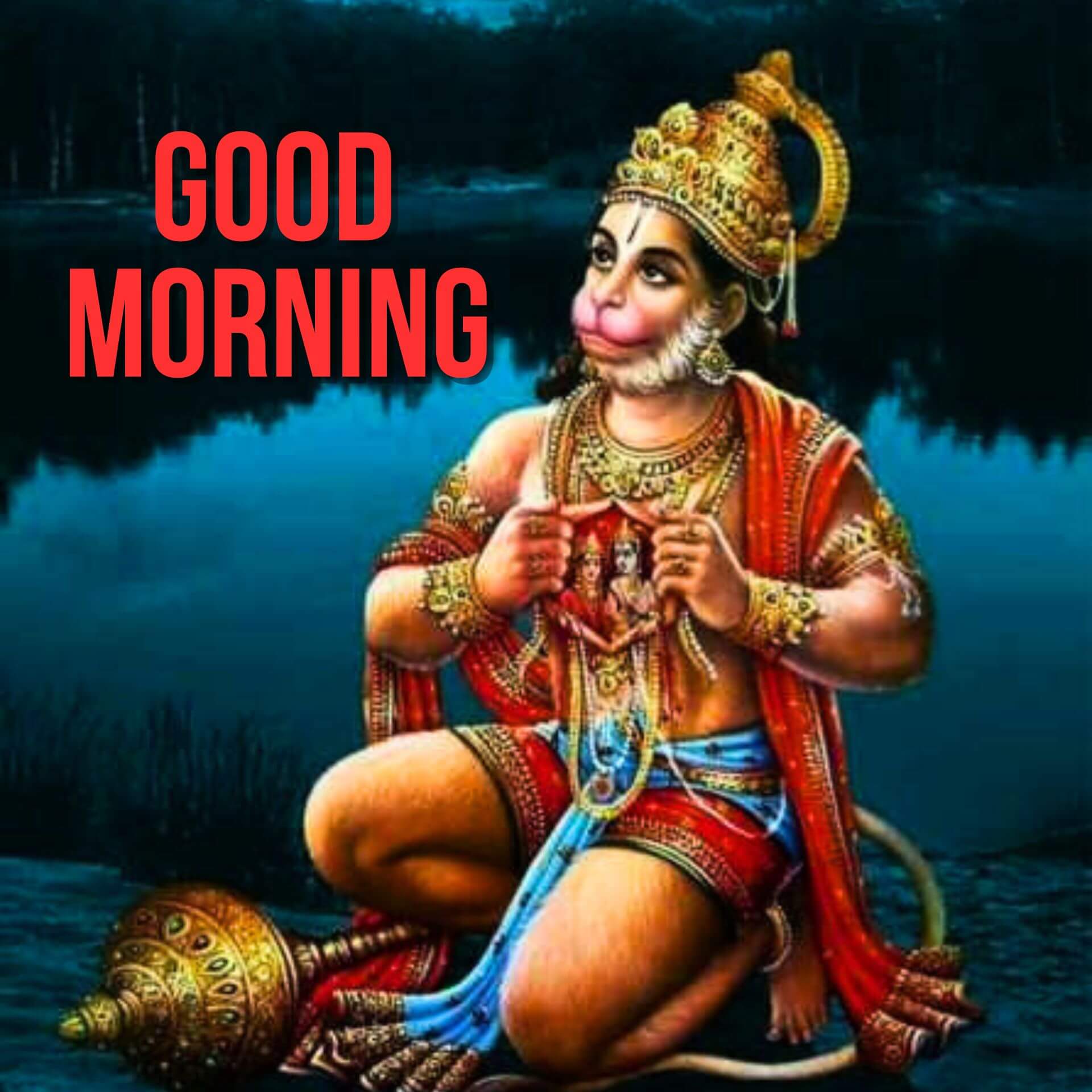 hanuman ji good morning Wallpaper Free Download 2