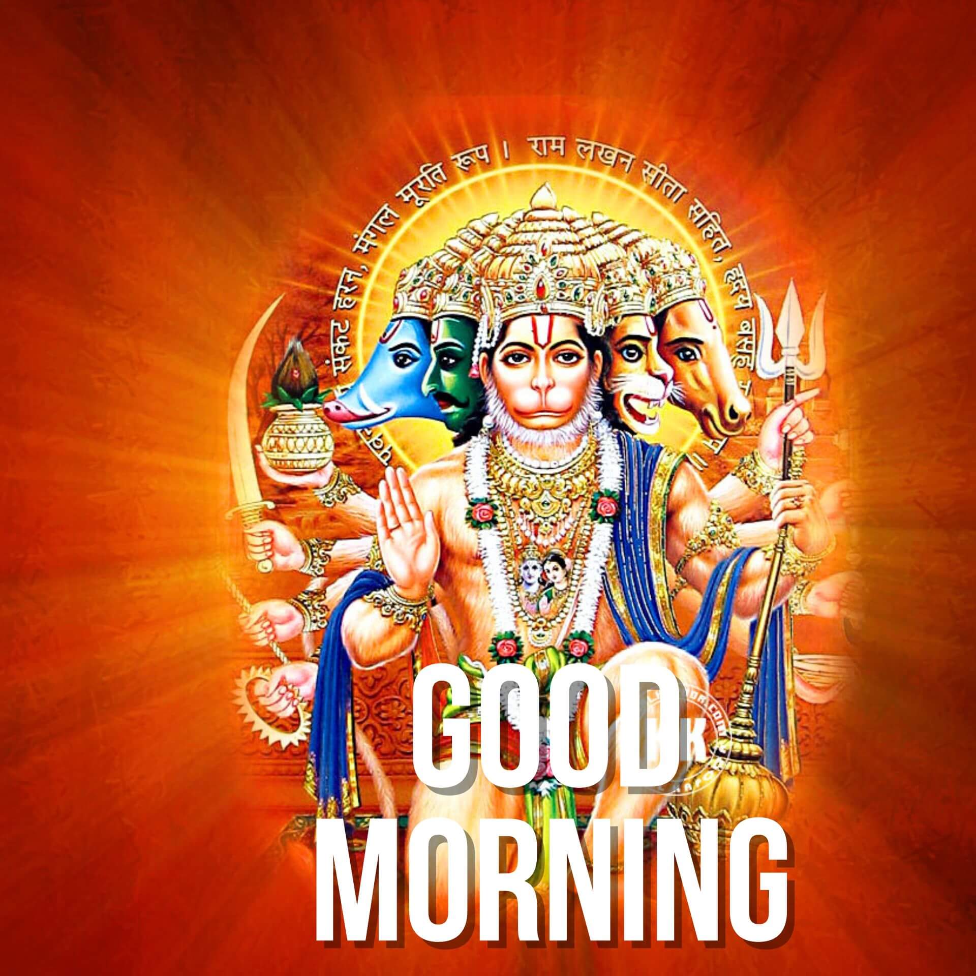 hanuman ji good morning Wallpaper Photo for Facebook