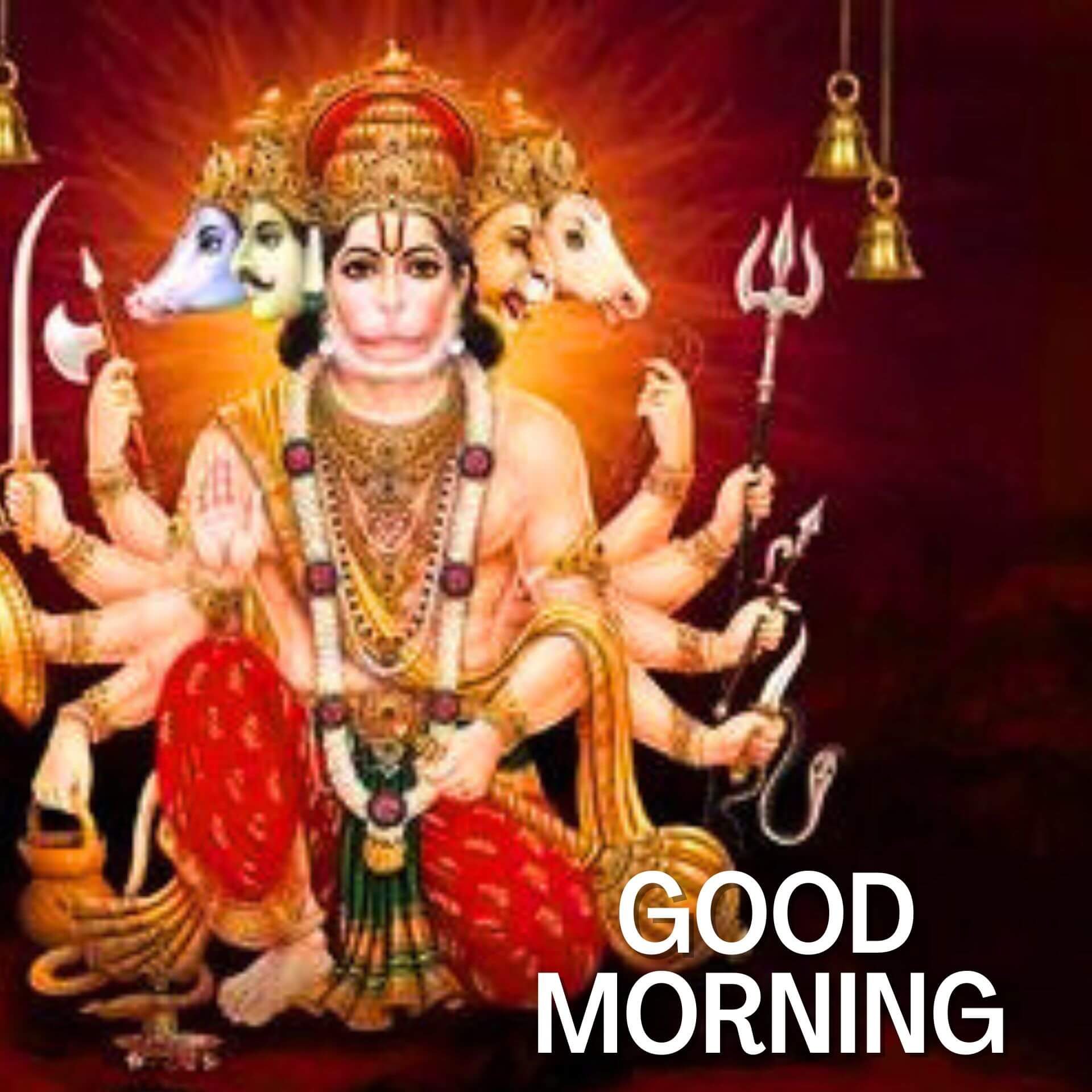 hanuman ji good morning Wallpaper free for Whatsapp