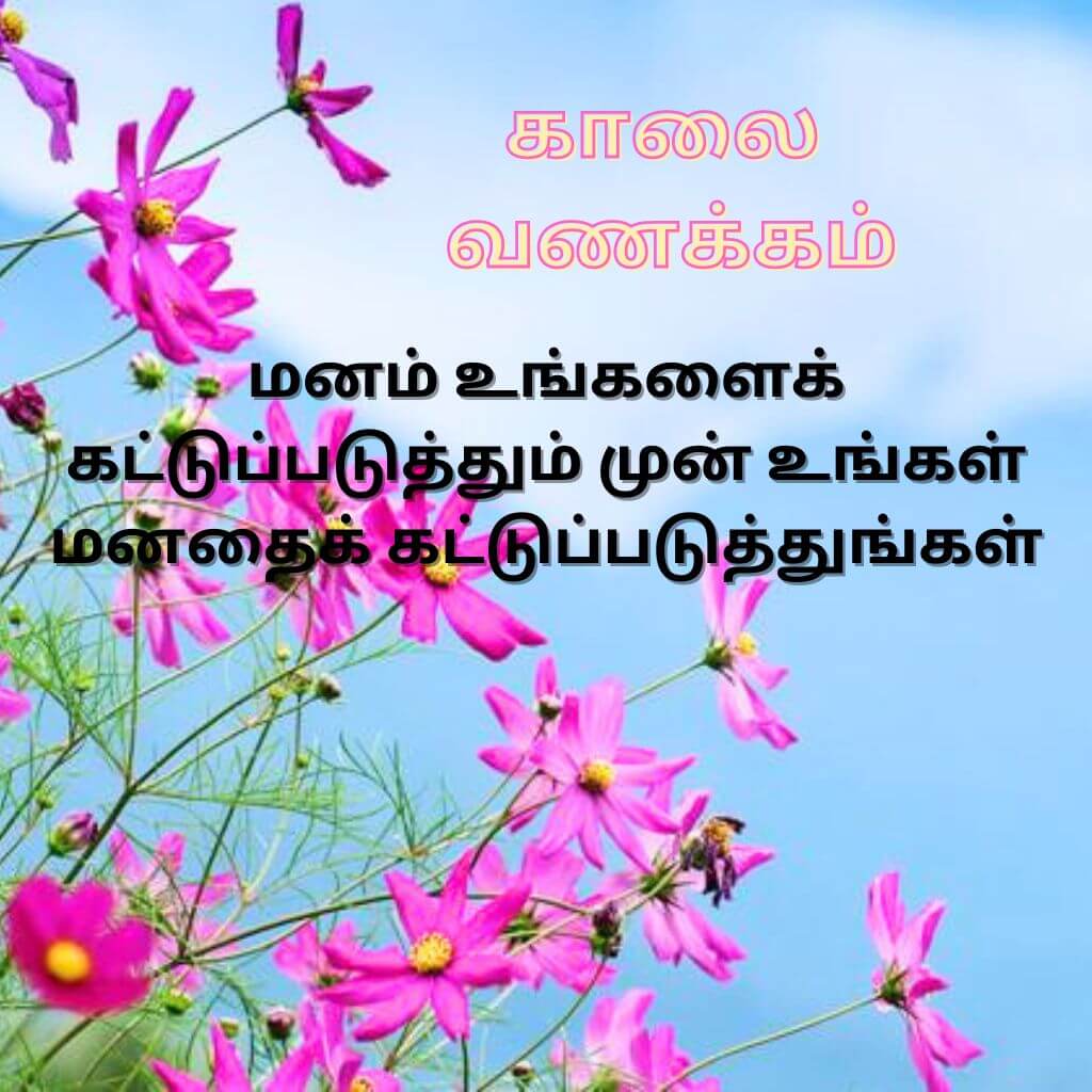 Tamil Good Morning Wallpaper With Flower