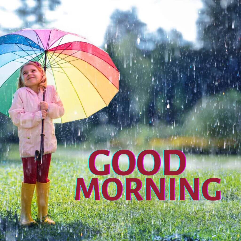 Very Beautiful rainy good morning Images Pics New Download