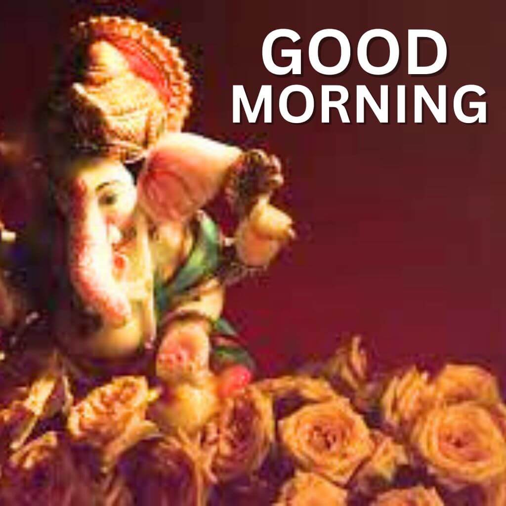 Ganesha Good Morning Pics Wallpaper Photo Download for Friend 