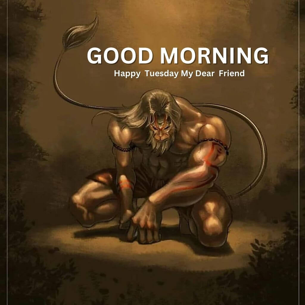 Latets HD Tuesday Hanuman Good Morning Images Pics Wallpaper Photo Download