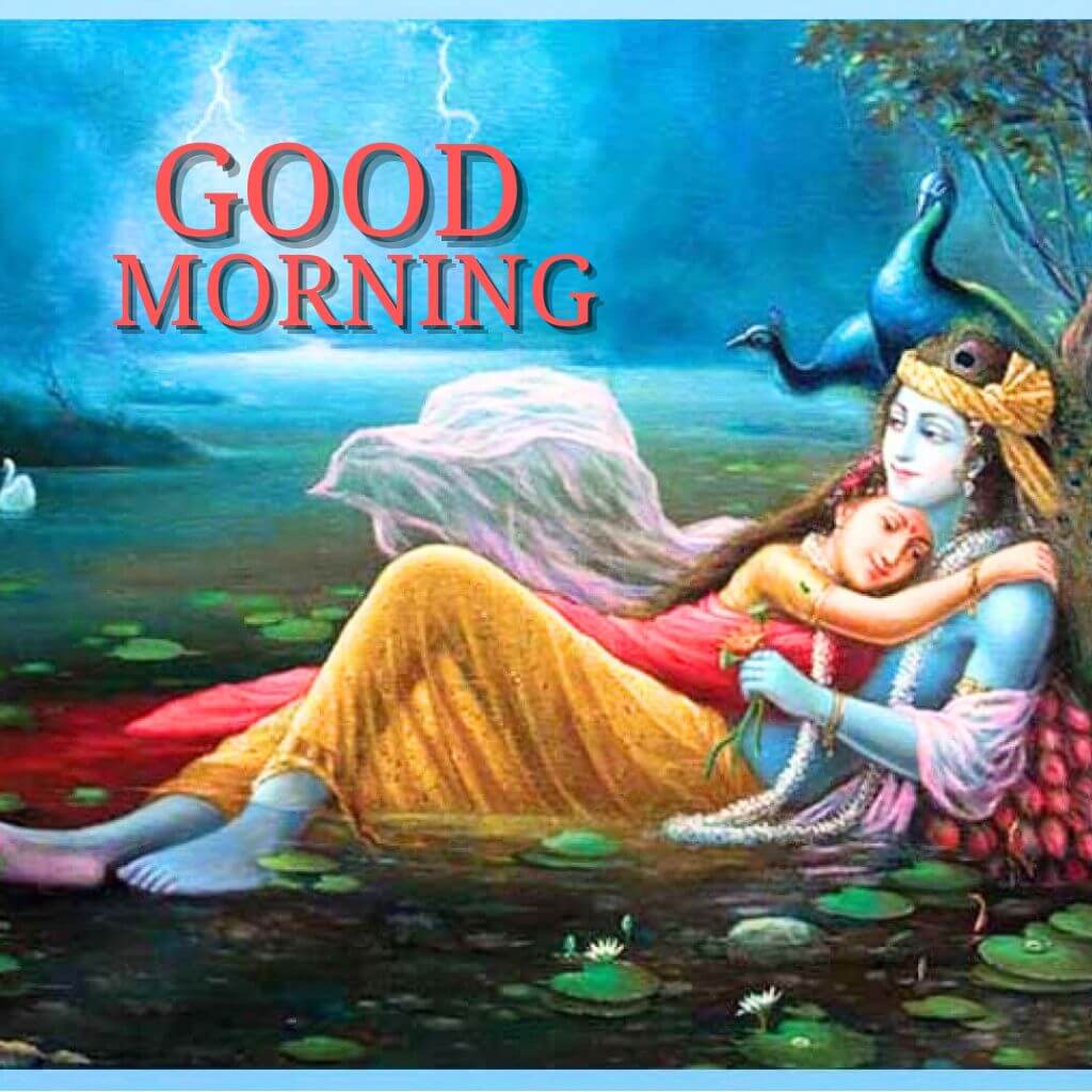 New Best jai shree krishna good morning Wallpaper Download