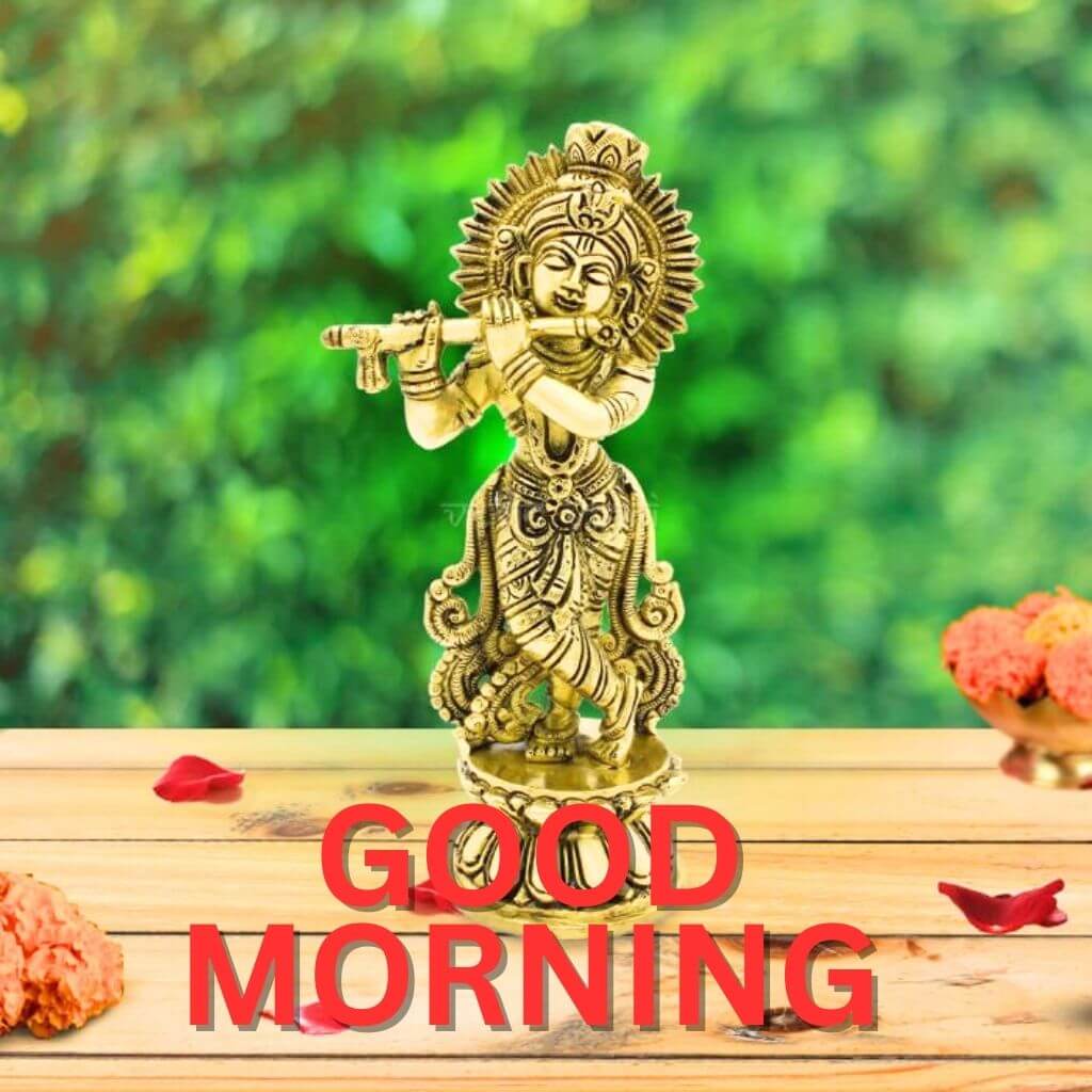 New HD good morning krishna Images