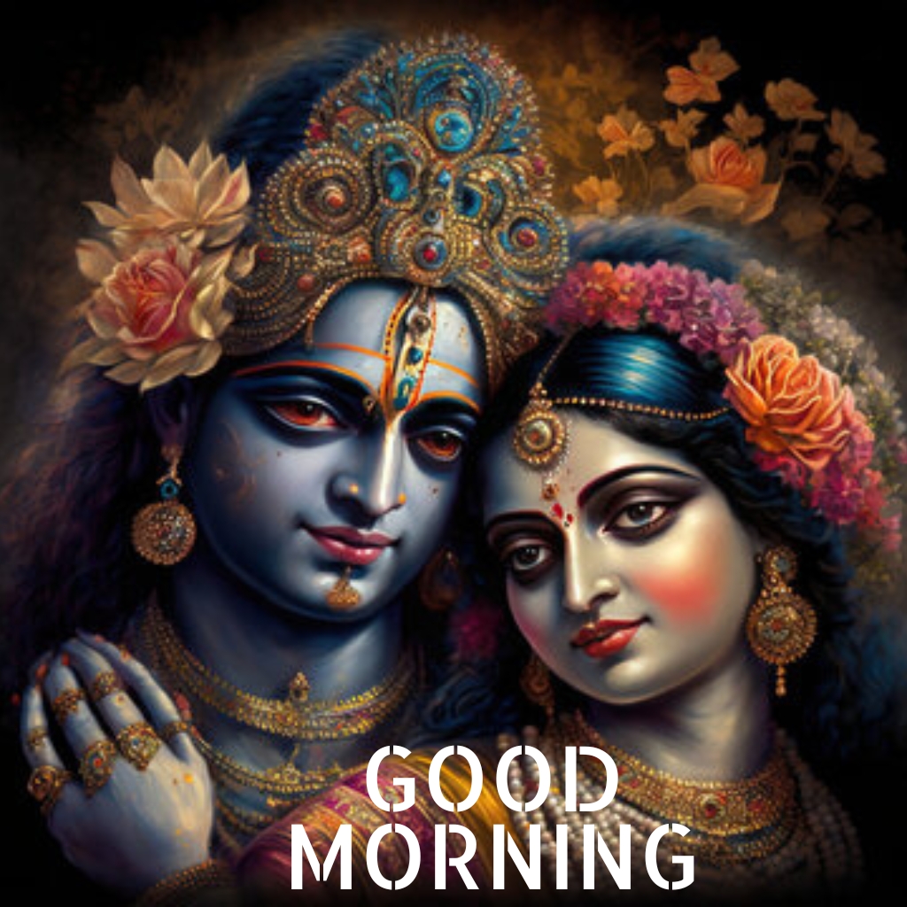 Radha krishna Good Morning Bhagwan Photo