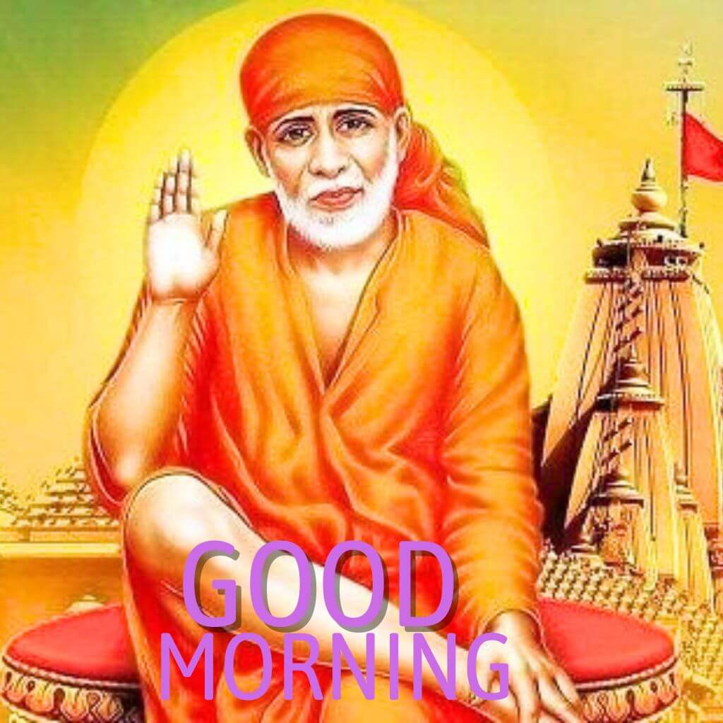 Sai Baba Good Morning Wallpaper pics Download Free 2023