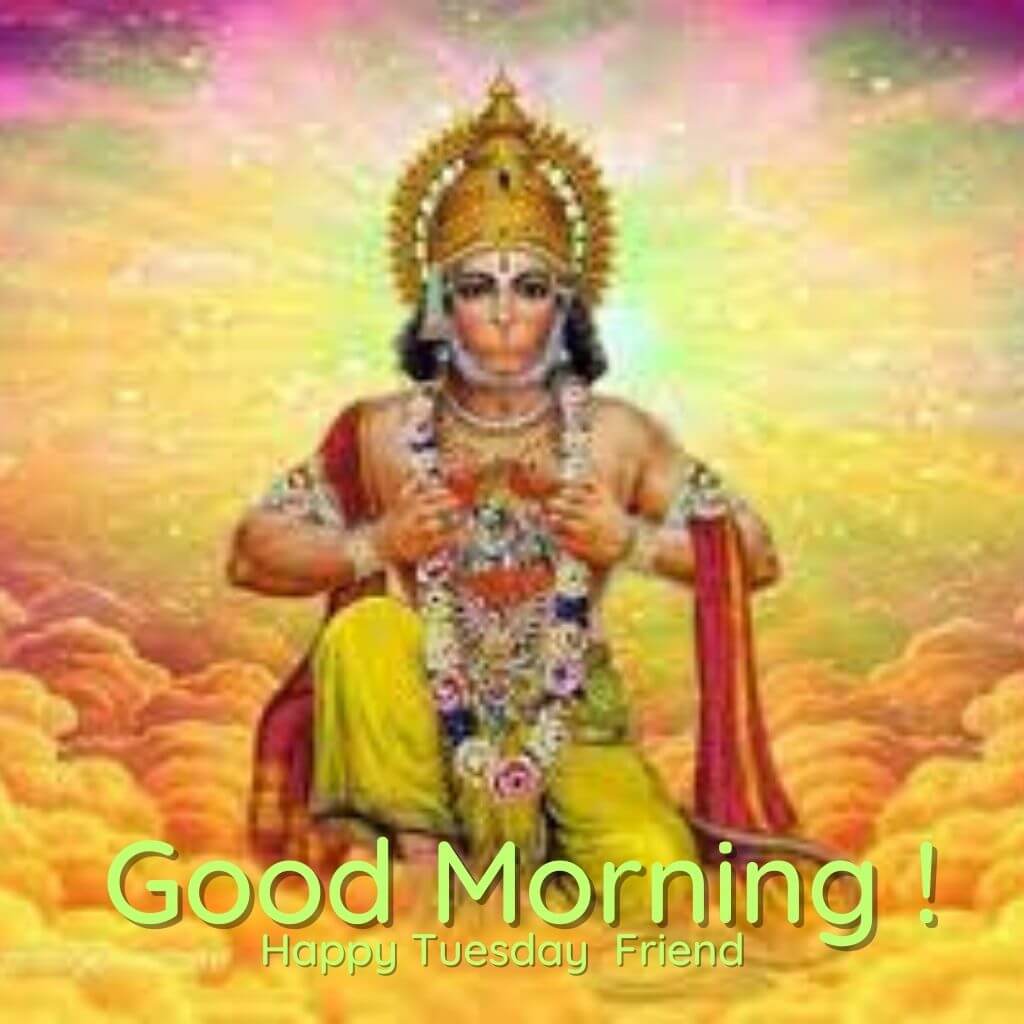 Top HD Tuesday Hanuman Good Morning Pics images Download