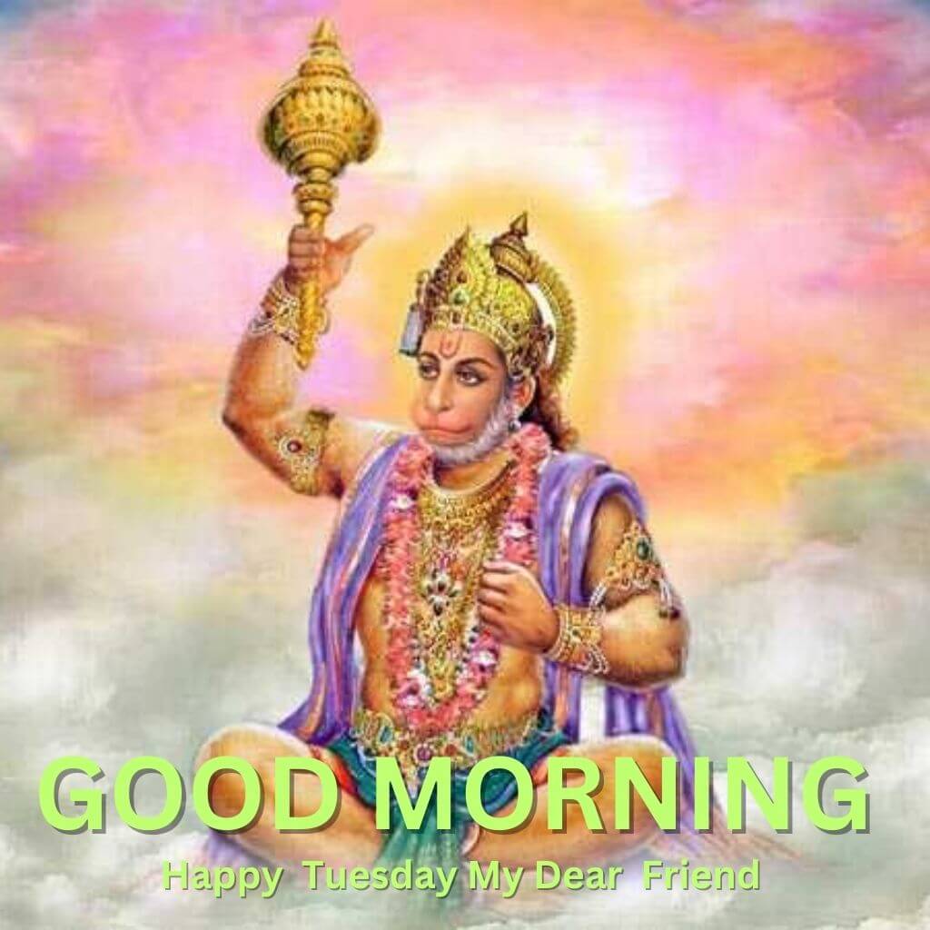 Tuesday Hanuman Good Morning Photo 4k