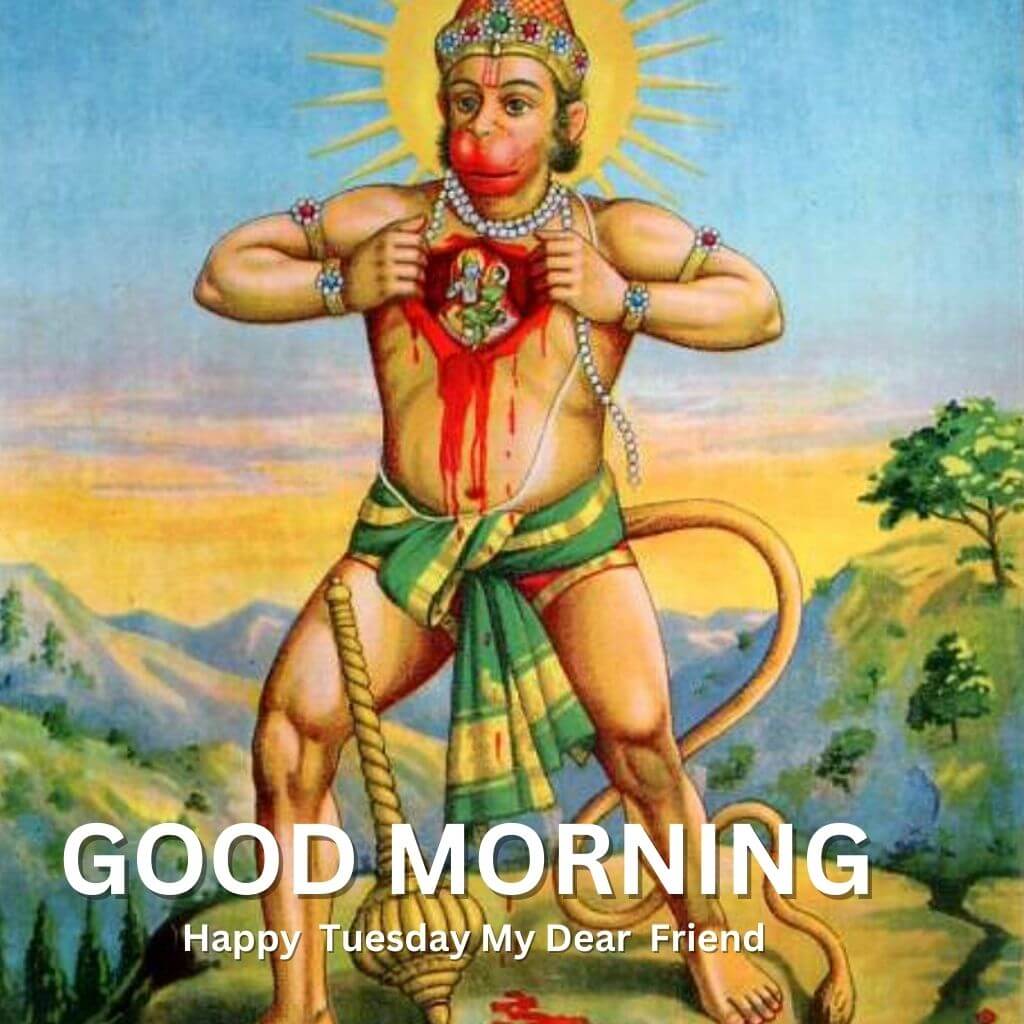 Tuesday Hanuman Good Morning Wallpaper Pic New Download