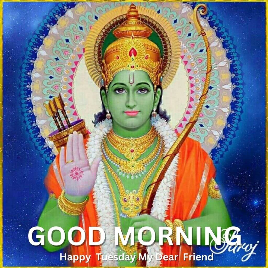Tuesday Hanuman Good Morning Wallpaper Pic for facebook