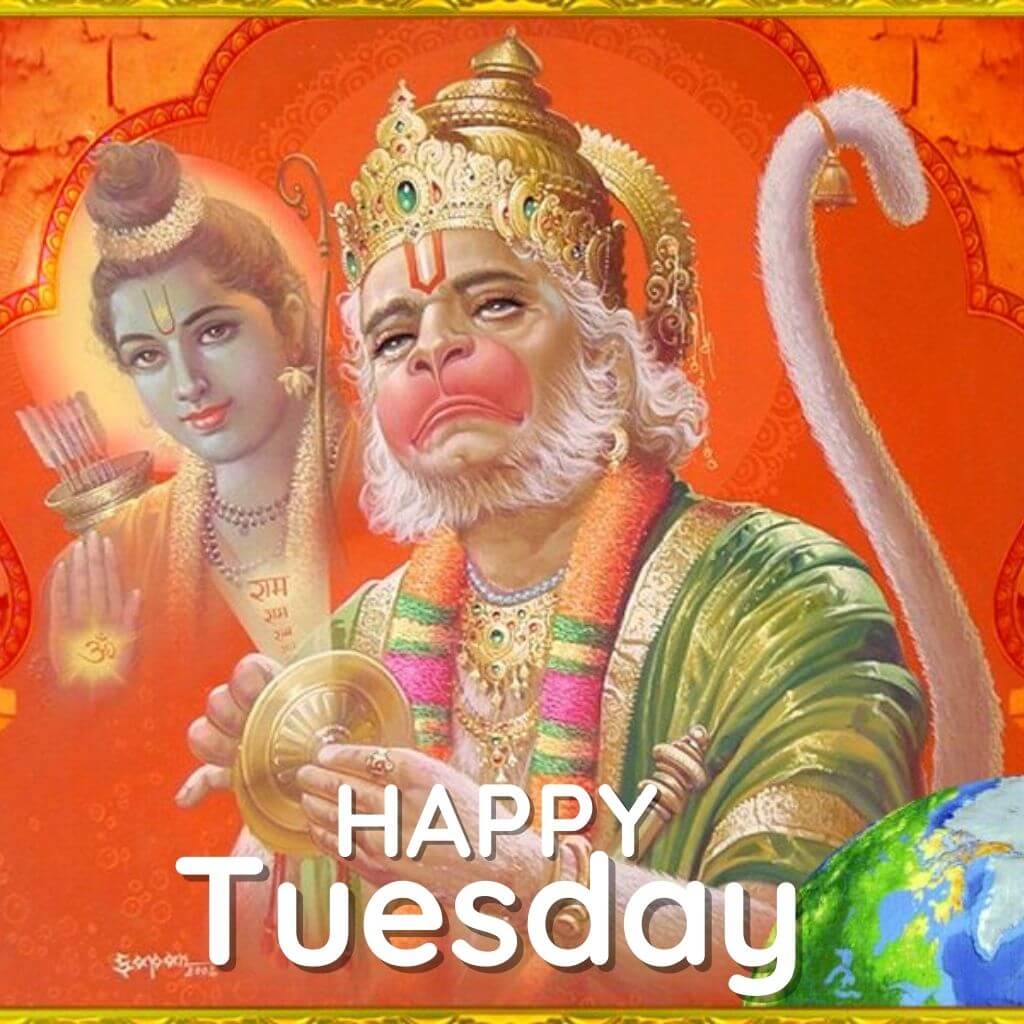 Tuesday Hanuman Good Morning Wallpaper free Download 2023