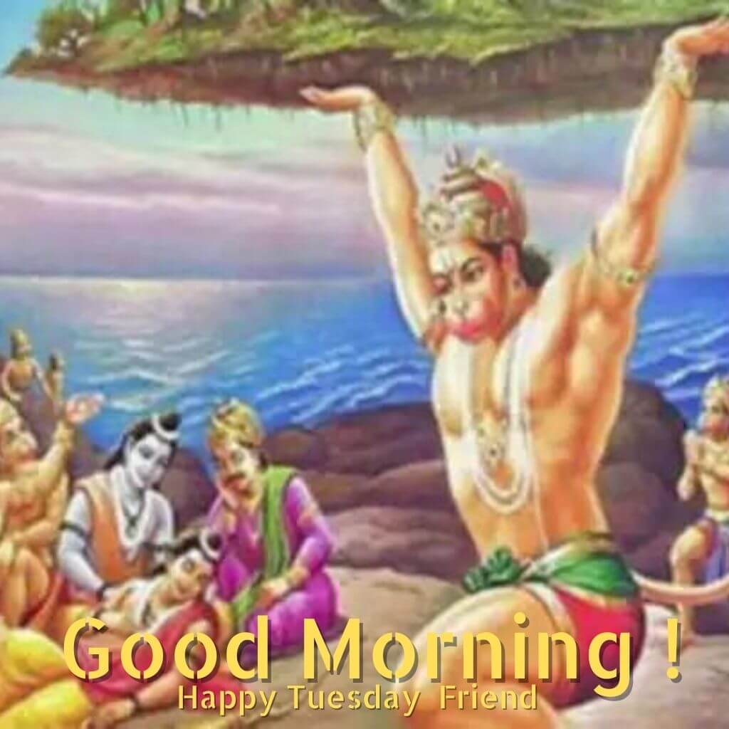 Tuesday Hanuman Good Morning Wallpaper pics Download (2)