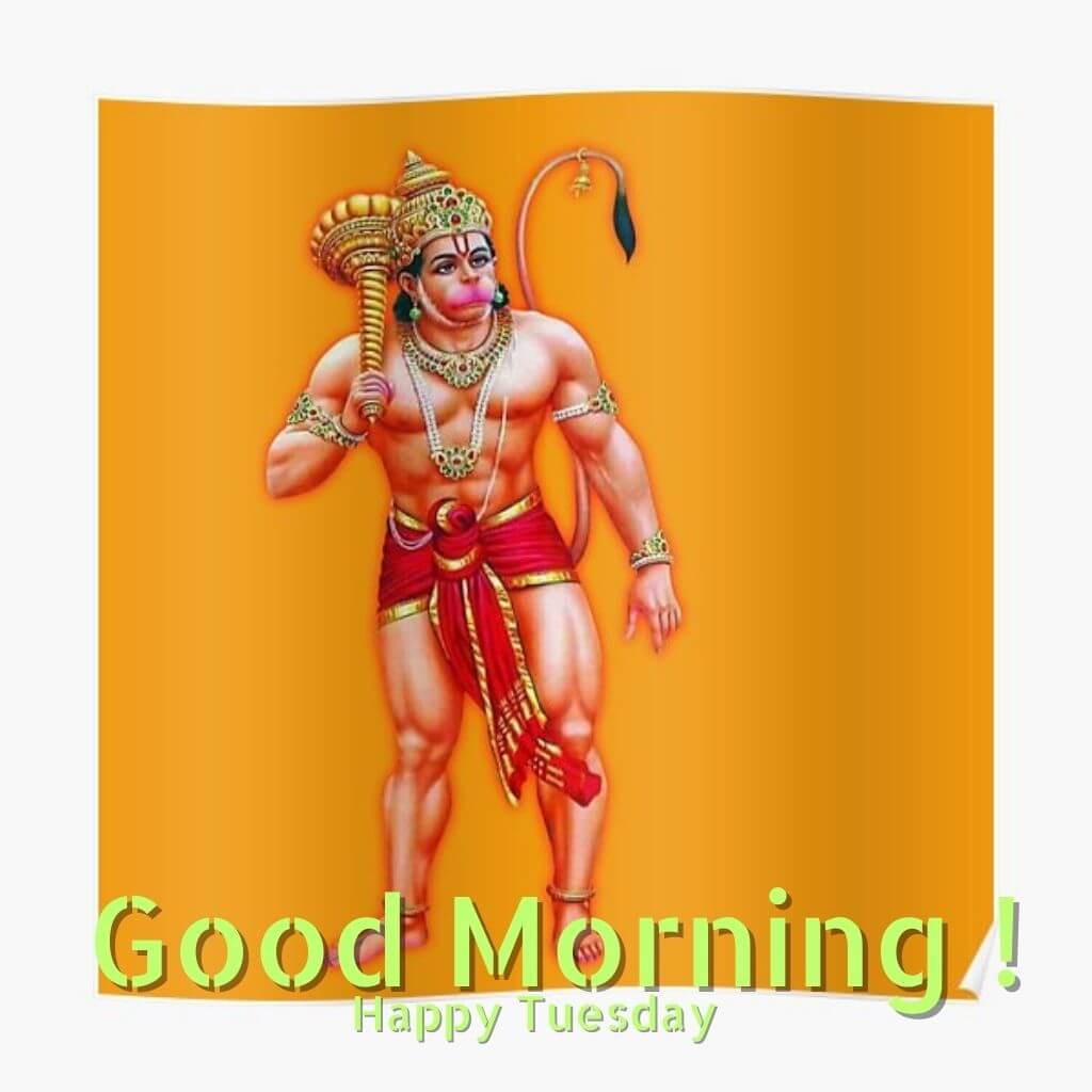 Tuesday Hanuman Good Morning Wallpaper