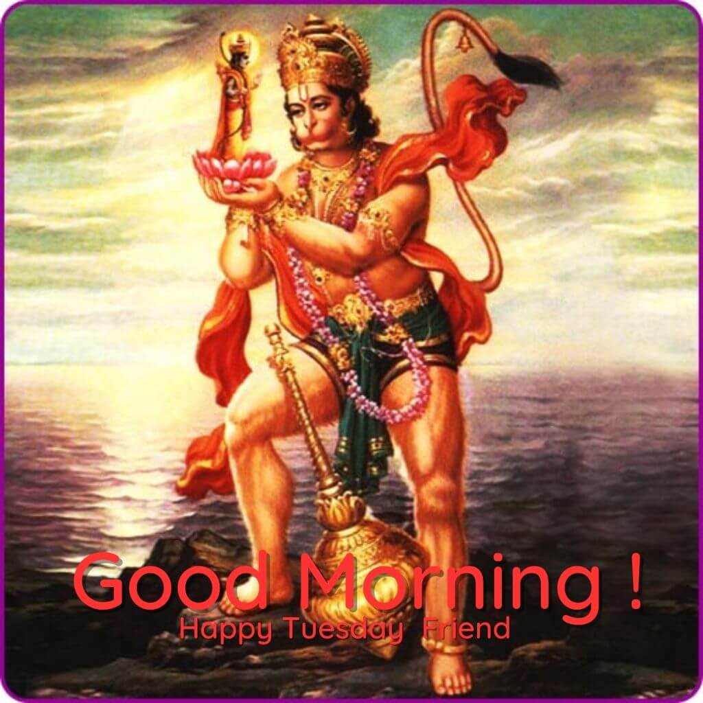Tuesday Hanuman Good Morning photo Free Download