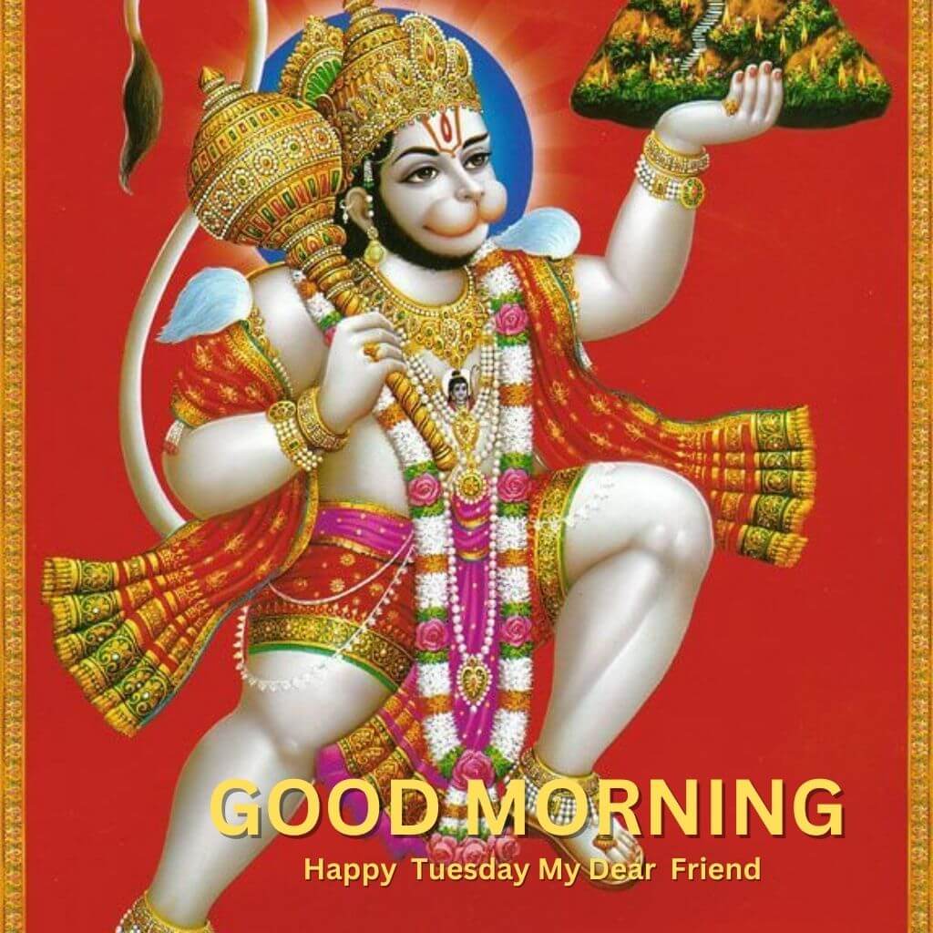Tuesday Hanuman Good Morning pic New Download