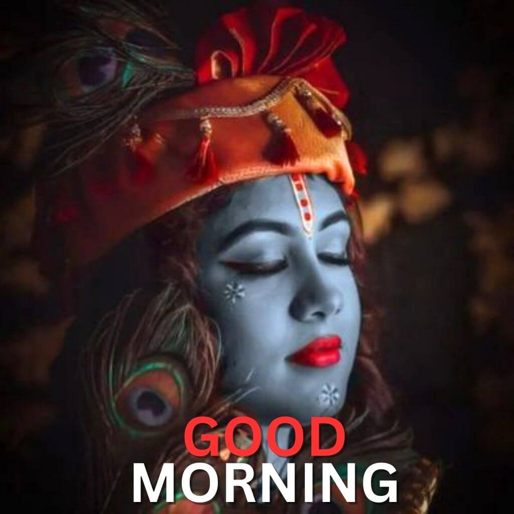 good morning krishna Wallpaper Pics Download for facebook