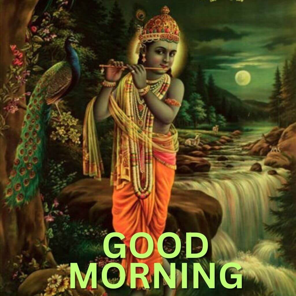good morning krishna Wallpaper Pics New Download (2)