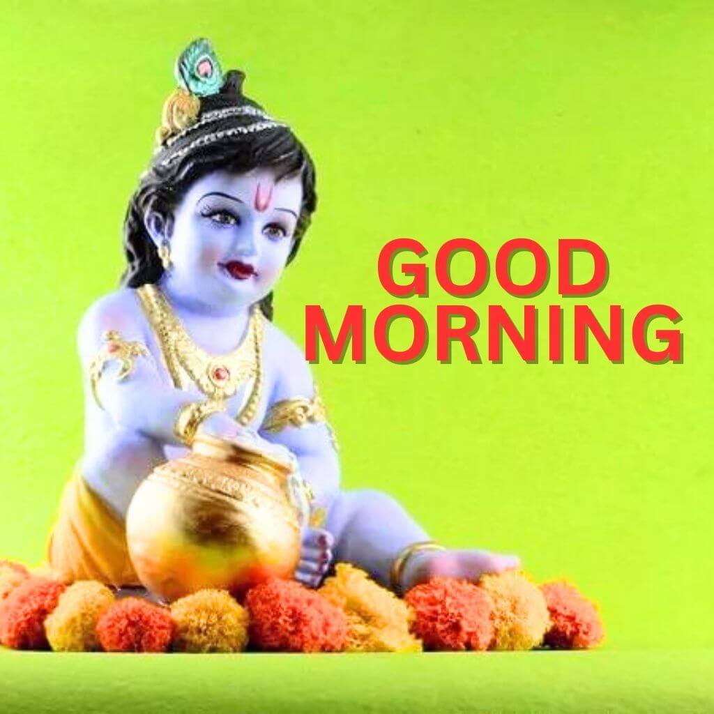 good morning krishna Wallpaper Pics for Facebook