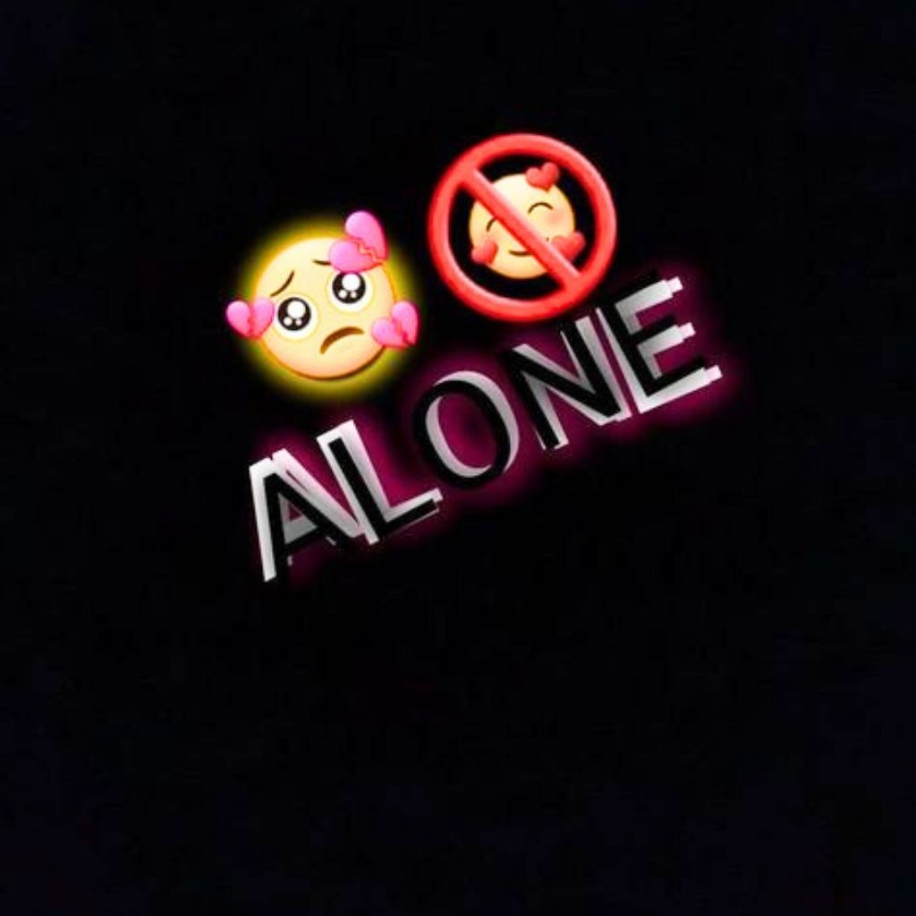 Alone 3D mood off Whatsapp DP Pics Images Wallpaper 