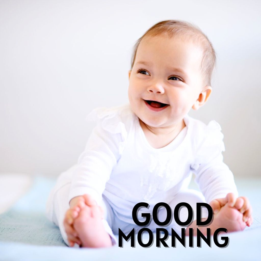 Cute Baby good Morning Wishes Wallpaper Pics Free
