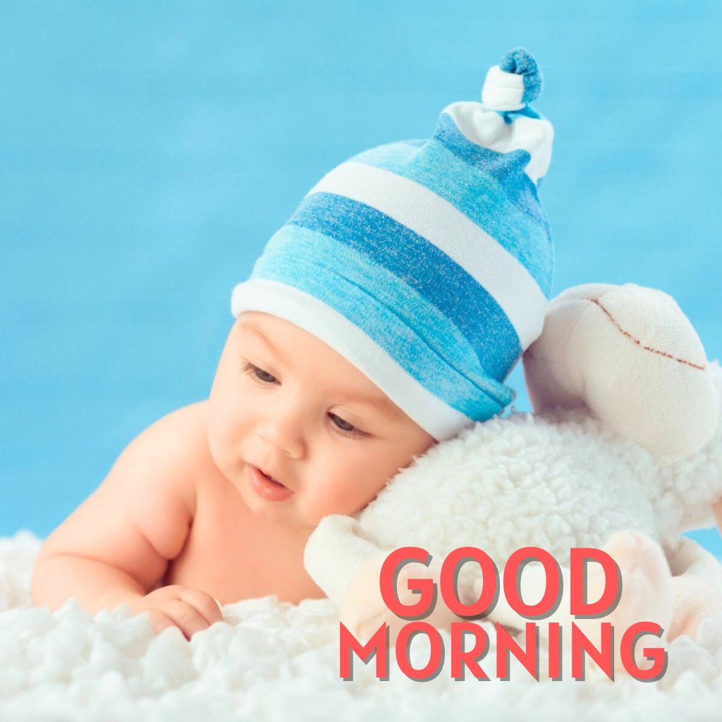 Cute Baby good Morning Wishes photo free