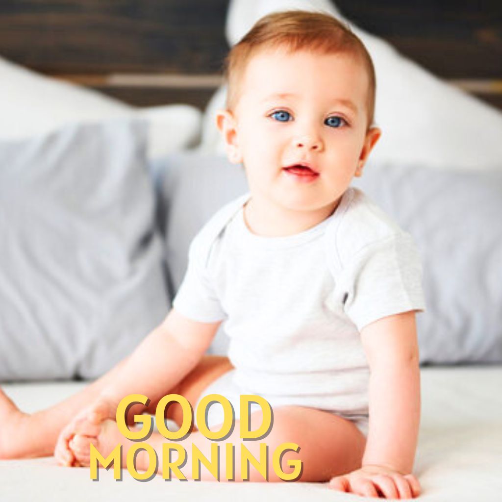 Free Cute Baby good Morning Wishes Wallpaper Pics Download