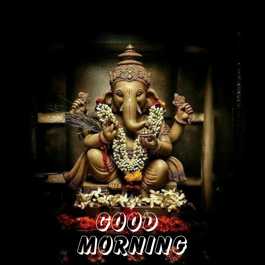 Ganesh Good Morning Wallpaper for Whatsapp