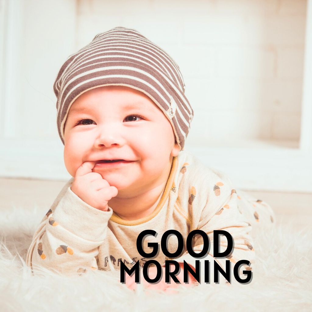 Latest HD Cute Baby good Morning Wishes Pics New Download