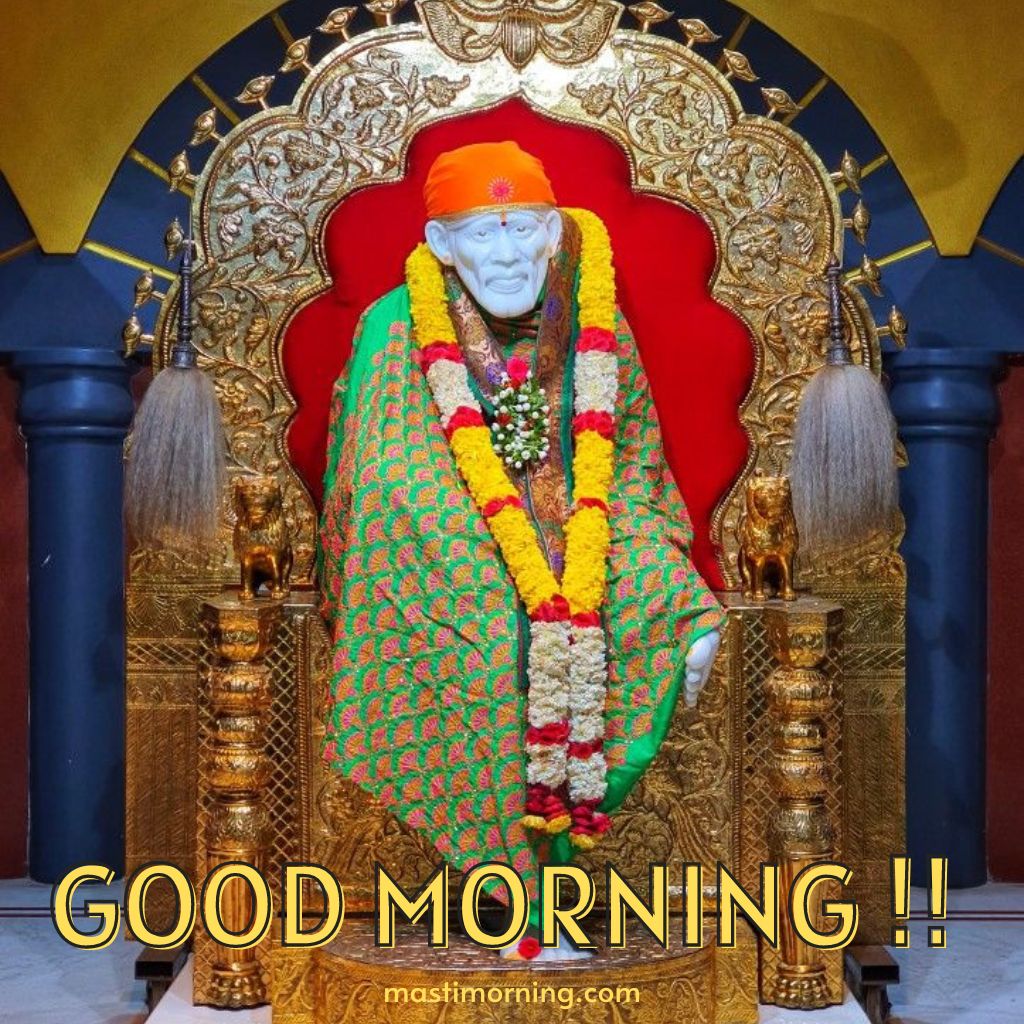 Shirdi Sai Baba Good Morning Pics Wallpaper for Whatsapp