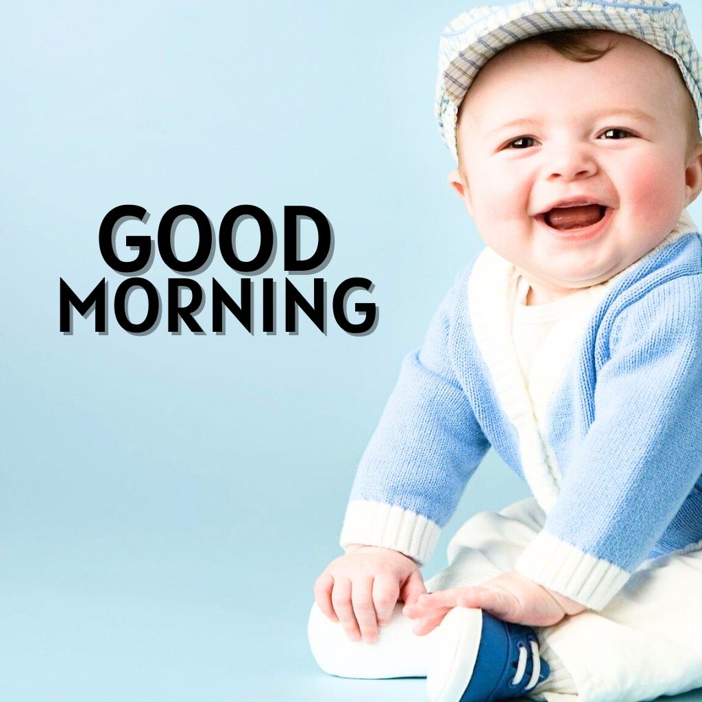 free Best Quality Cute Baby good Morning Wishes Images Wallpaper
