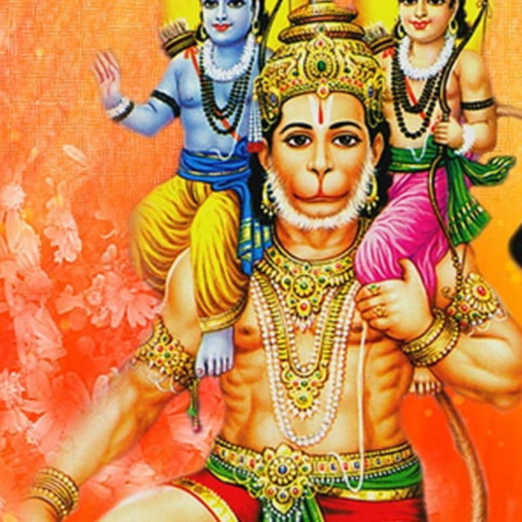 shree ram Whatsapp DP Pics With Hanuman ji